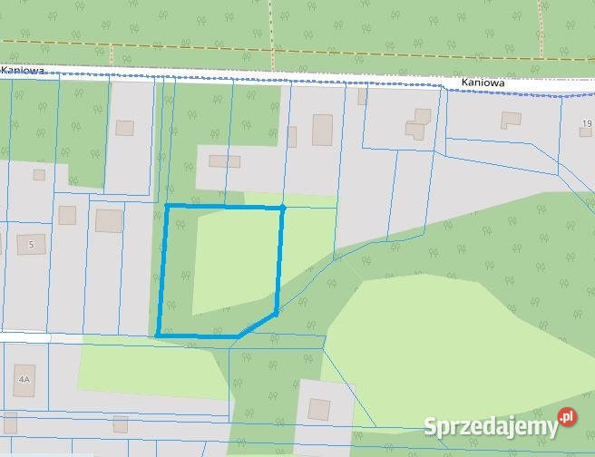 Działka w lesie 108zł/m2 Kuby-Młyny sprzedam