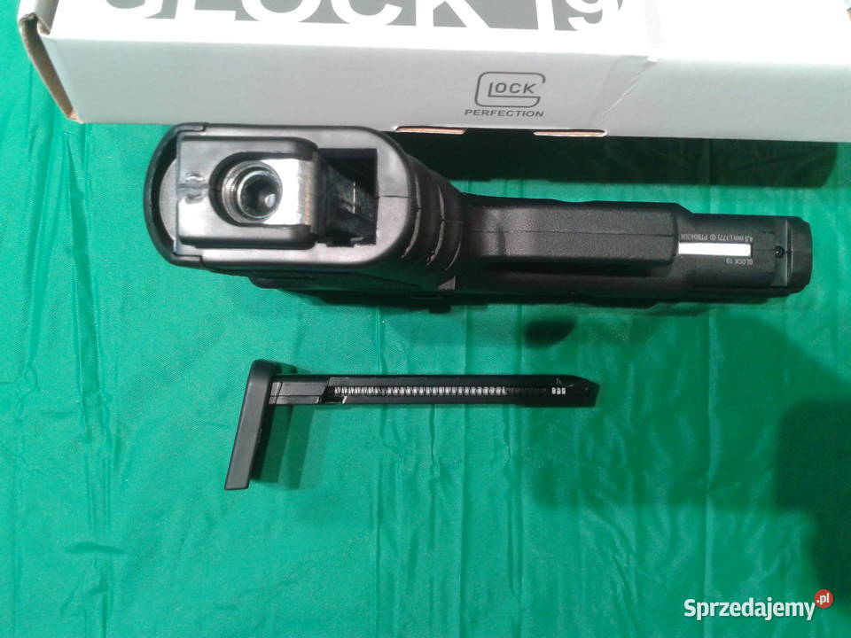 Wiatrówka Pistolet GLOCK 19 45mm BB CO2 wielkopolskie