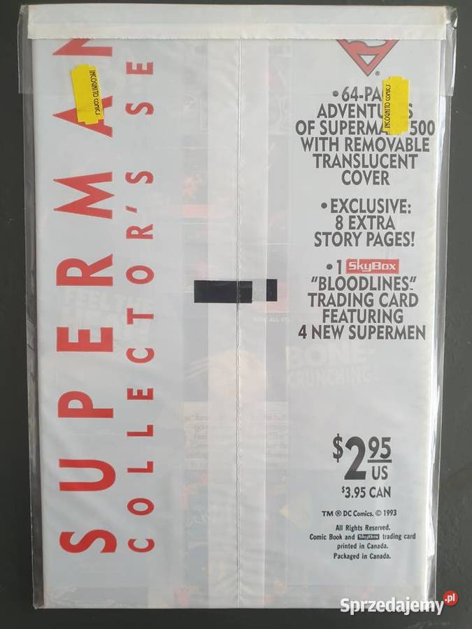 Adventures Of Superman 500 komiks DC USA wyd Gdynia