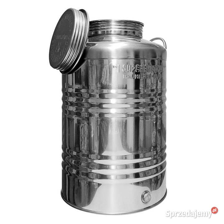 Bańka BECZKA pojemnik zbiornik inox z kwasówki Siemianowice Śląskie