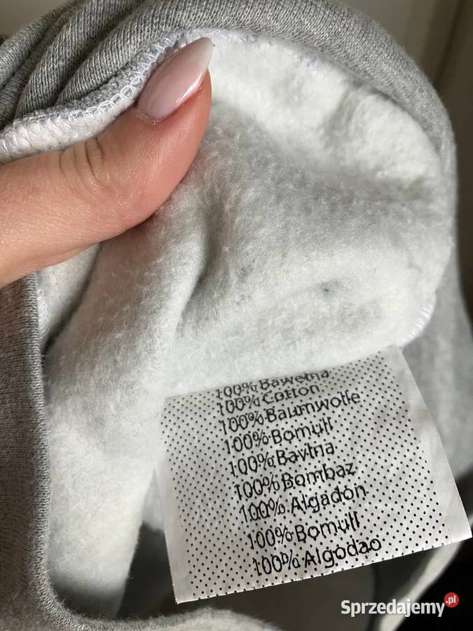 Szara bluza serce panterka Femi Pleasure bawełna sprzedam