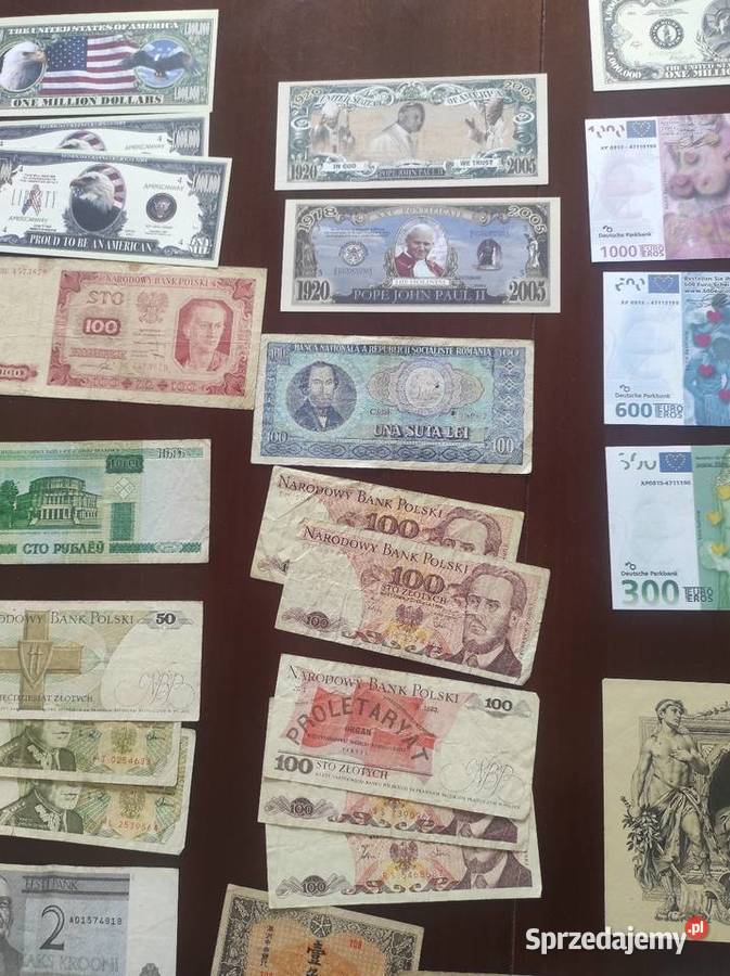 Banknoty różne małopolskie Trzebinia
