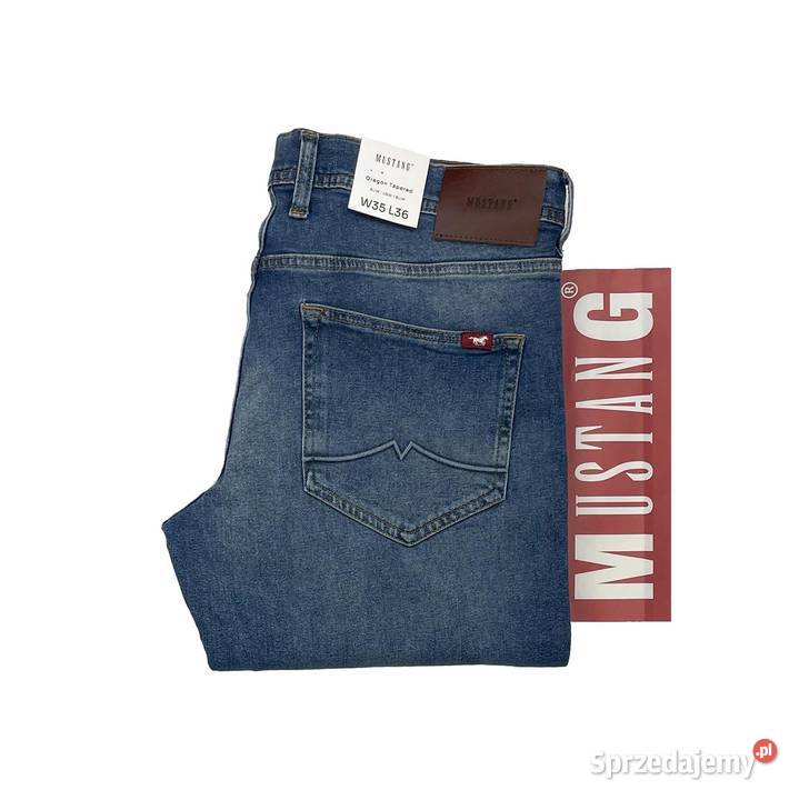 Spodnie męskie Mustang Oregon Tapered Original niebieski Katowice