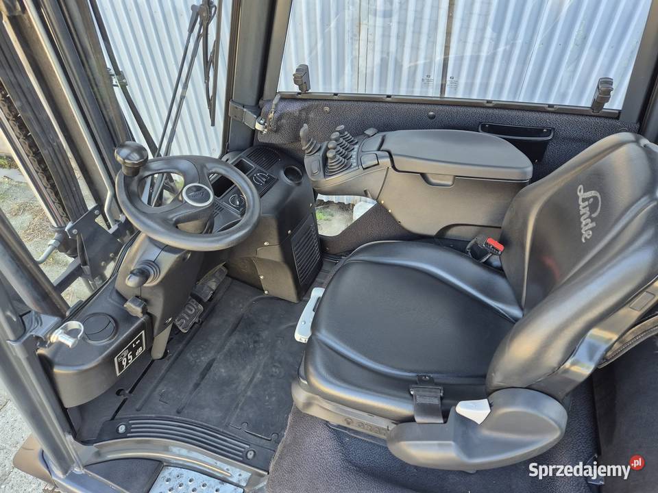 Linde H16 TRIPLEX wolny skok KABINA 4 sekcje regulowane widły