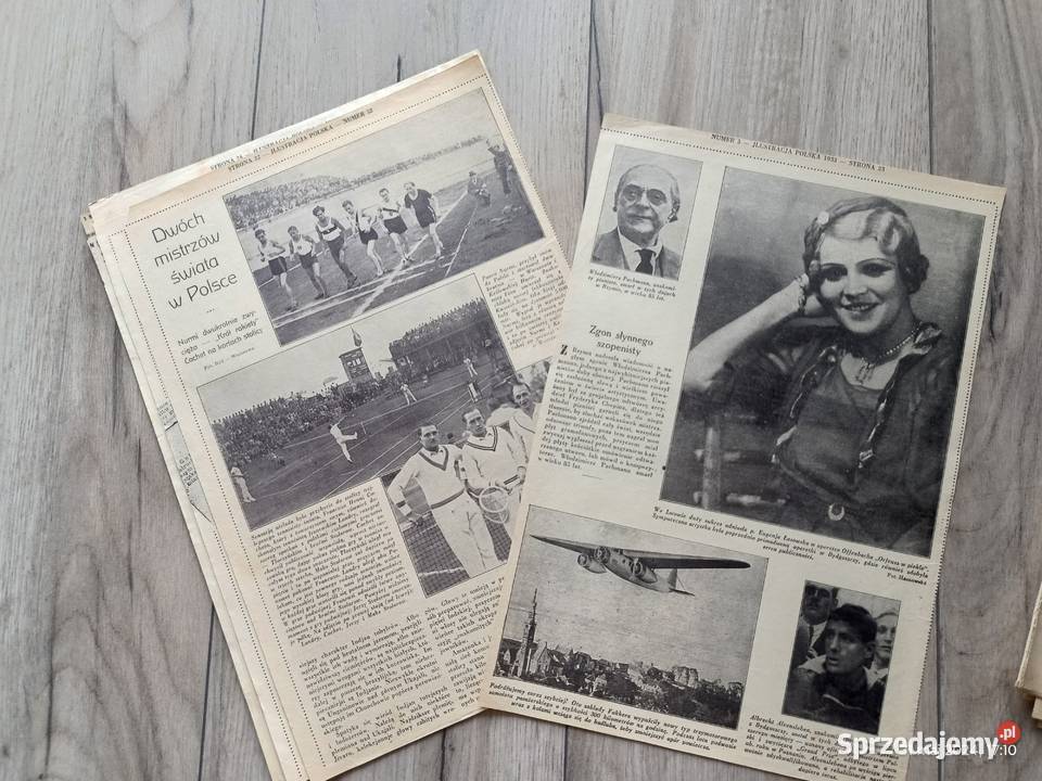 Ilustracja Polska archiwalny przedwojenny Wronki