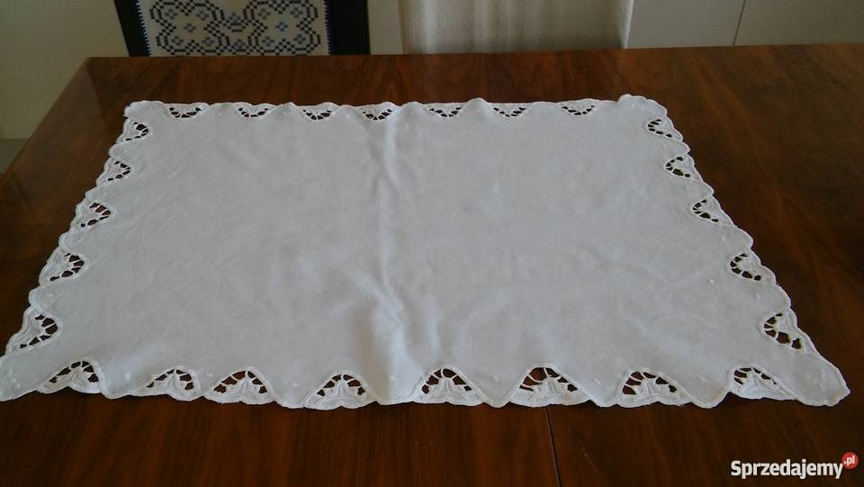 haft haftem richelieu serwetka serweta cudna Gdańsk