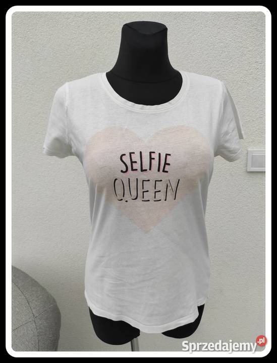 Koszulka tshirt Selfie Quenn rozmiar 40 L HOUSE mazowieckie Płock sprzedam