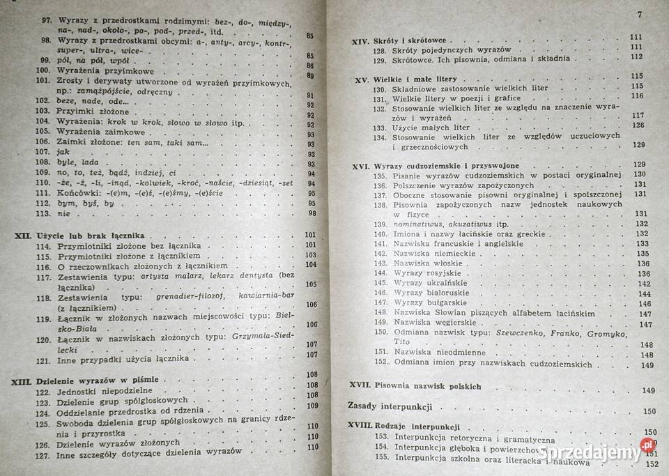 Zasady pisowni polskiej i interpunkcji S Rok wydania 1973 Chełm