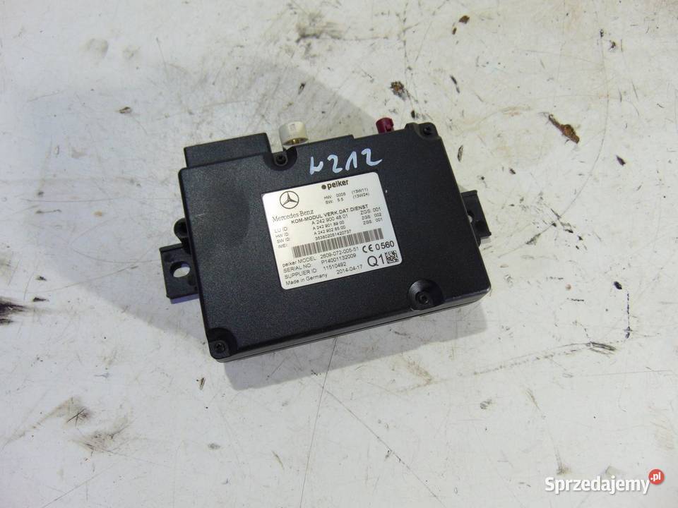 MODUŁ STEROWNIK TELEFONU MERCEDES W212 wielkopolskie