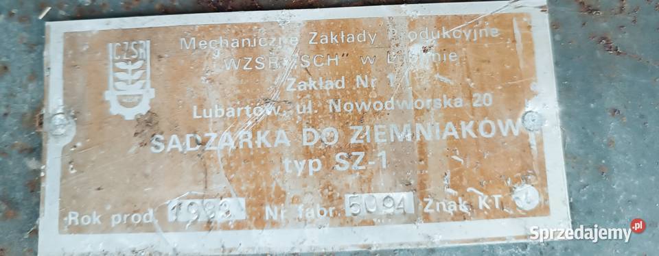 Sadzarka do ziemniaków Niemce