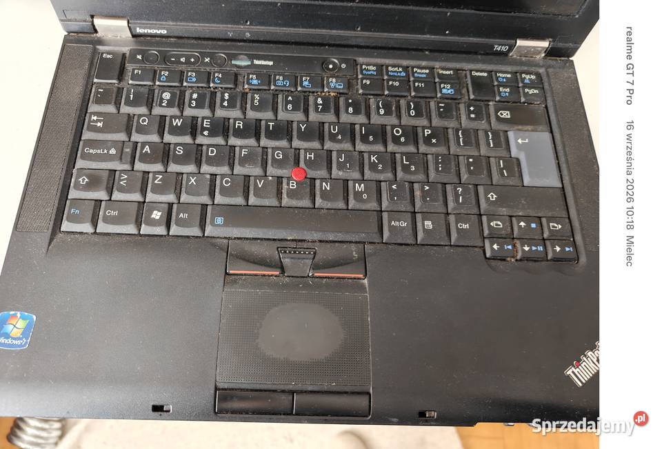 Lenovo ThinkPad T410 USZKODZONY NA CZĘŚCI brak IBM/Lenovo