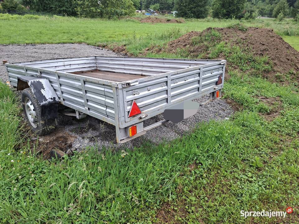 Przyczepa sam platforma Rudnik sprzedam