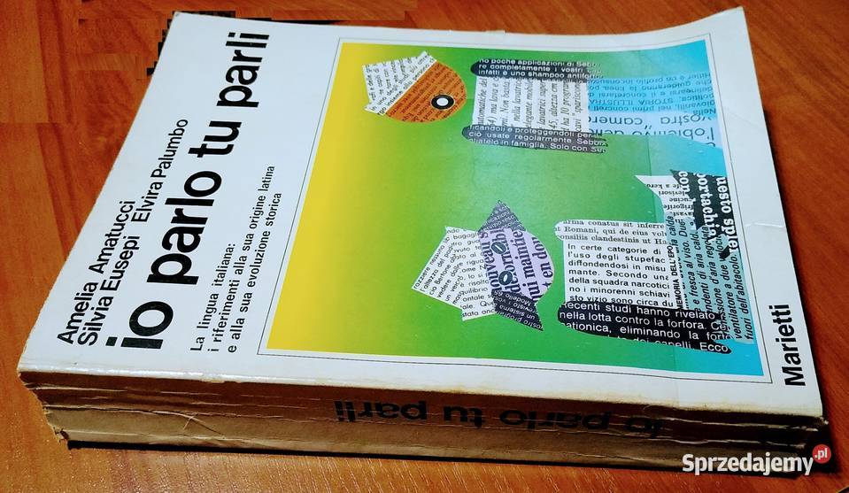 Io parlo tu parli la lingua italiana Amatucci Podręczniki Gdańsk