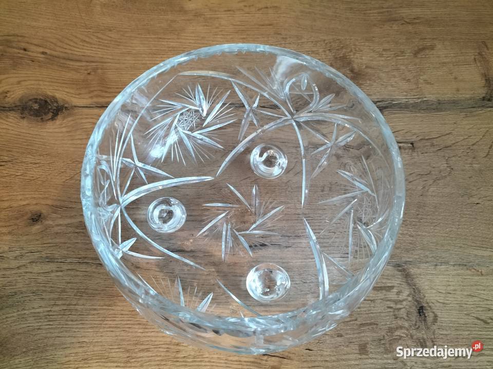 PIĘKNY ORGINAŁ ZABYTKOWA MISA Bohemia Wrocław