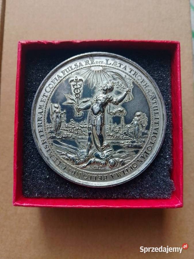 Medal 1648 Sebastian Dadler rokowania pokojowe dolnośląskie Złotoryja