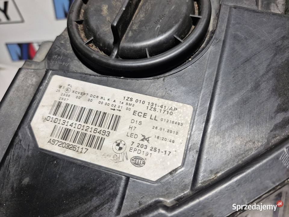 BMW F10 F11 LAMPA LEWA PRZÓD BIXENON SKRĘTNY
