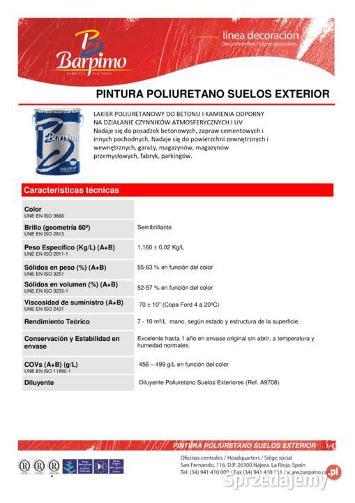 Lakier poliuretanowy żywica do betonu Stalowa Wola