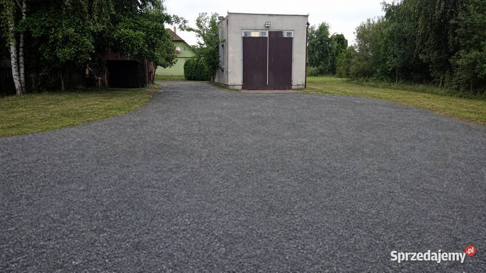 Utwardzony plac 2400 m pod TIR garaż z kanałem Nowe Miasto nad Wartą