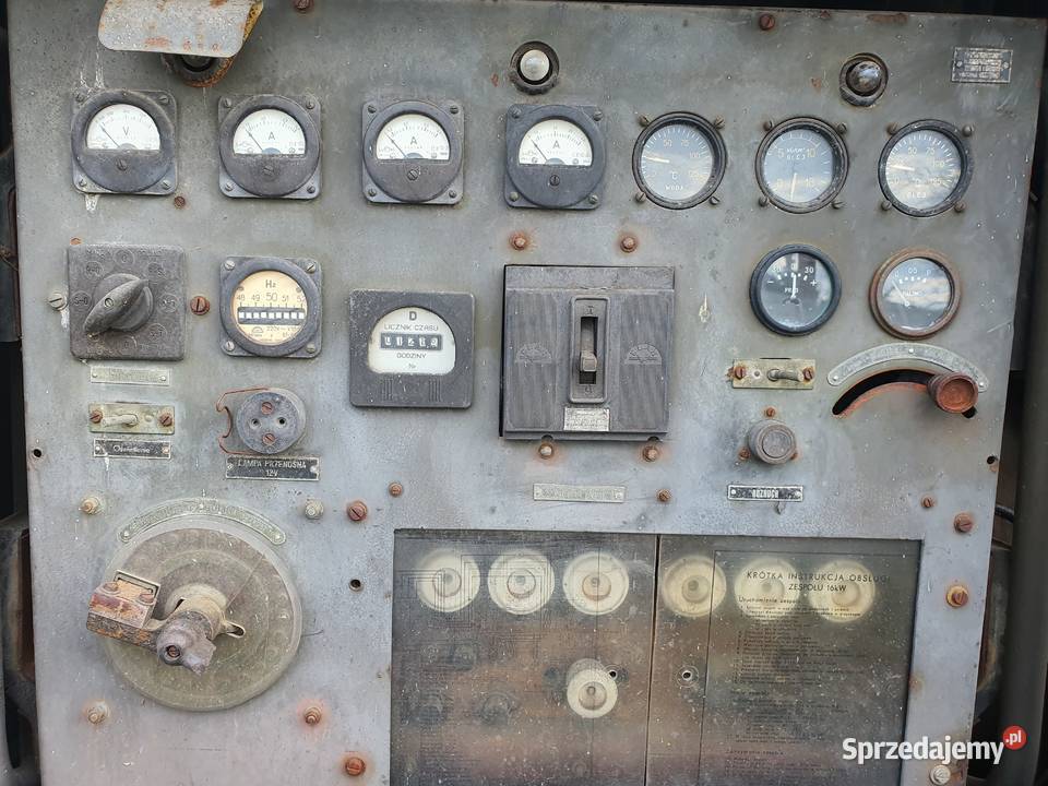 agregat prądotwórczy wojskowy PAD 16 Agregaty prądotwórcze Zamość