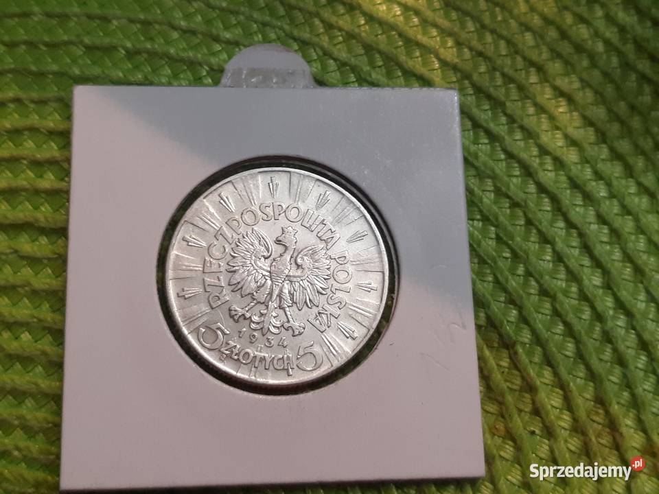 moneta srebrna polska z 1934r Łomża