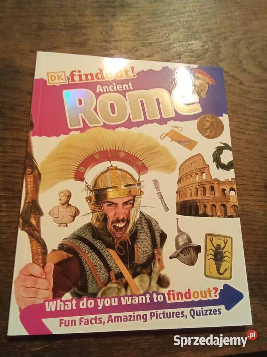 Find out ancient Rome angielsku Książki dla dzieci