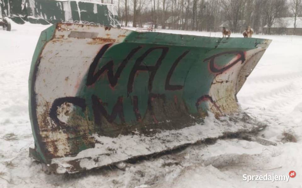 Pług do śniegu 25m Montowany na tył i ramkę SMS