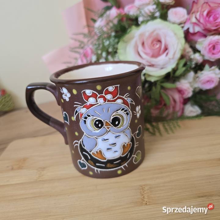 Ręcznie robiony ceramiczny kubek Bydgoszcz sprzedam