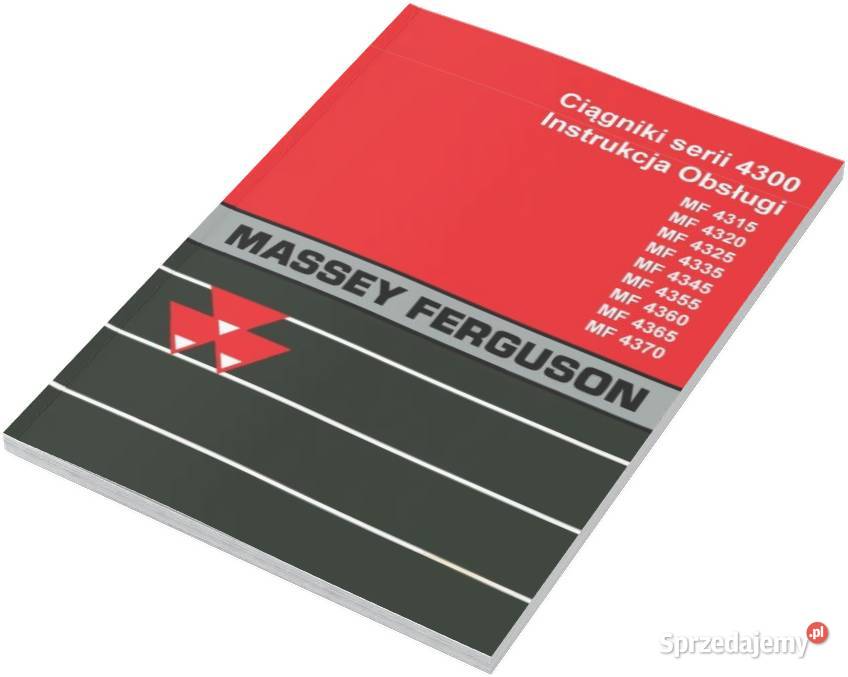 Instrukcja obsługi MF 4345 4355 Massey Ferguson Szamotuły