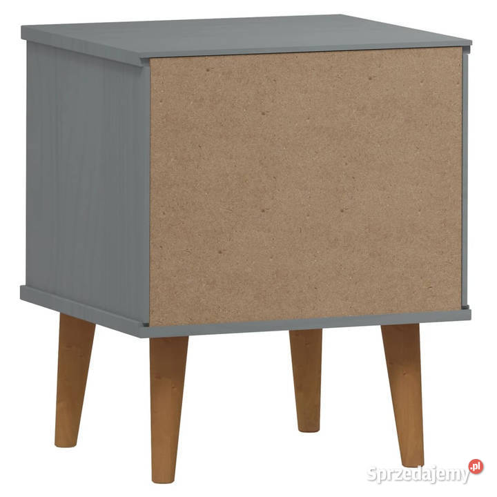 Szafka nocna MOLDE szara 40x35x48 lite drewno sprzedam