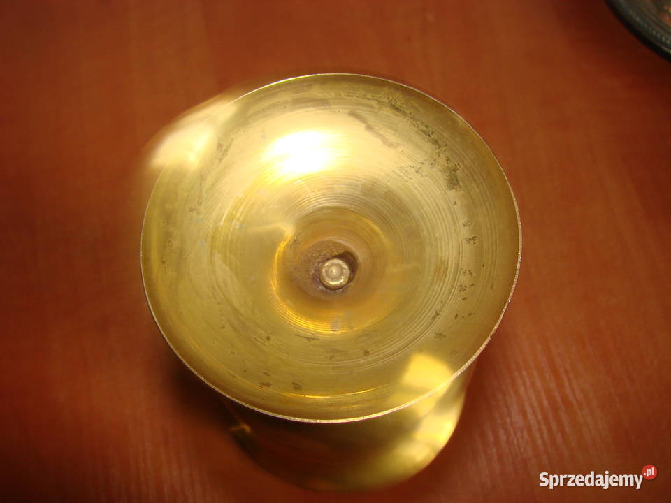 mosiężny kielich puchar pomorskie