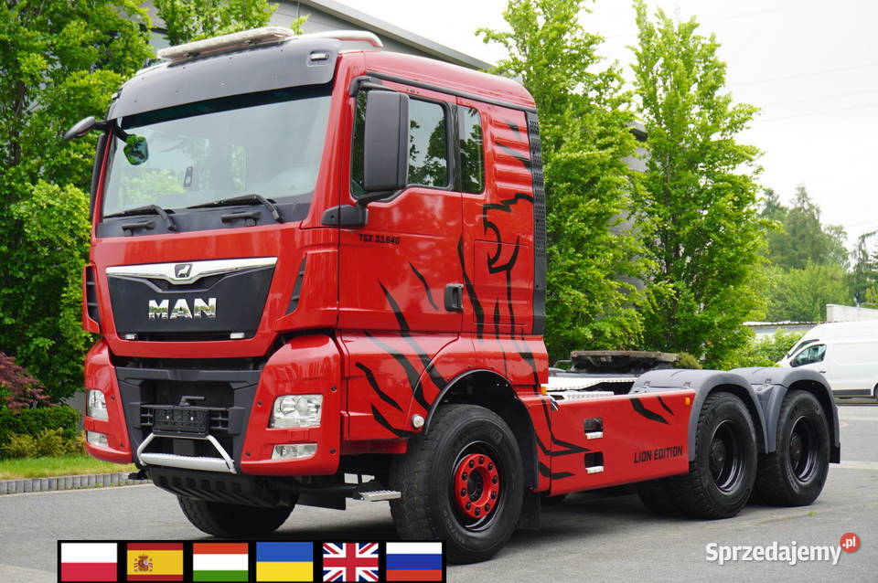 Ciągnik siodłowy MAN TGX 33640 6x4 DMC 70 t 280 małopolskie sprzedam