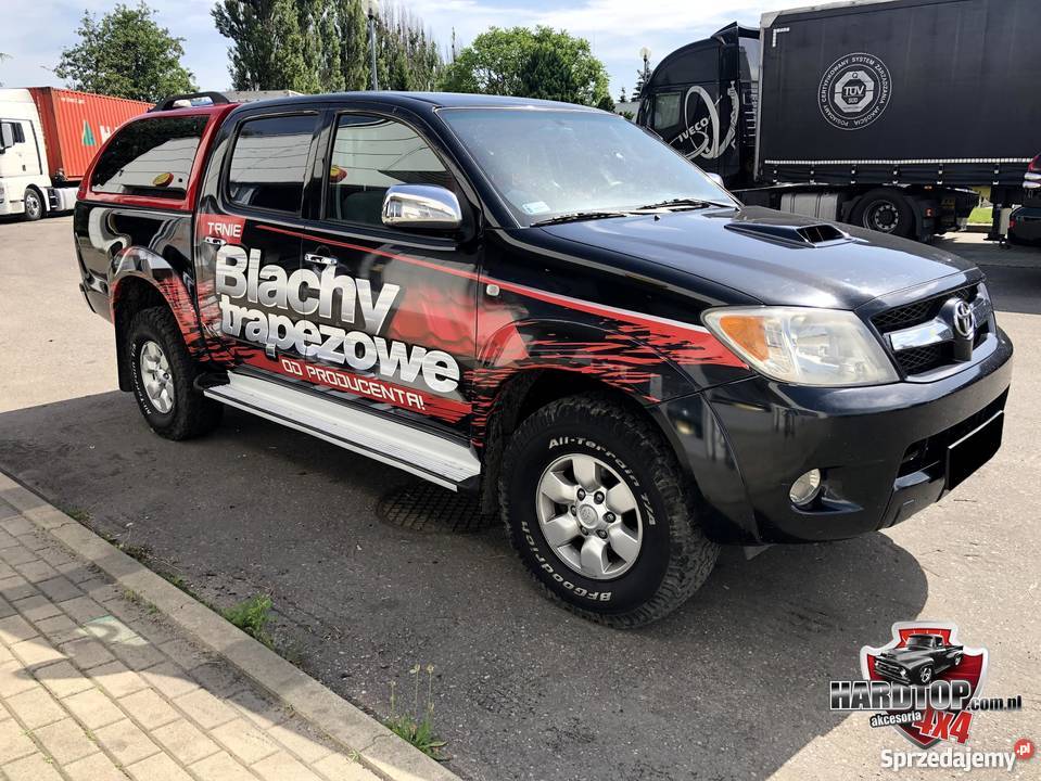 Zabudowa Hardtop Toyota Hilux 200515 Truckman Pasłęk sprzedam