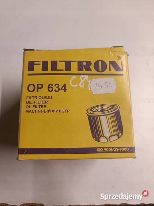 FILTR OLEJU Chery Isuzu Mitsubishi Opel OP634 osobowe lubelskie