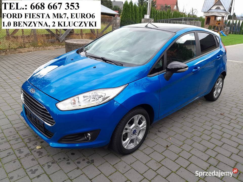 FORD FIESTA Mk7 LIFT 10 BENZYNA EURO6 130 1000cm3 Nowy Targ