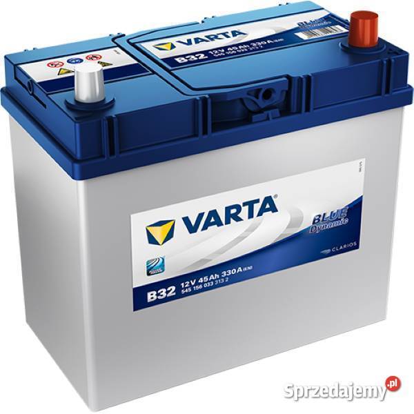 Akumulator VARTA Blue Dynamic B32 45Ah 330A EN P mazowieckie