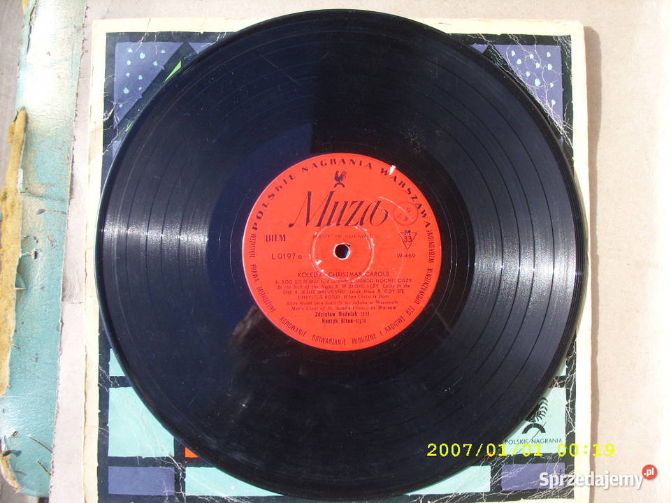LP Winylowa 10 33 obr KoledyCHRISMAS CAROLS religijna dolnośląskie Wołów