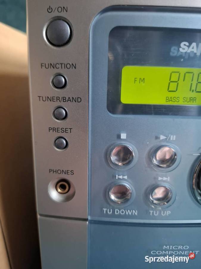 Mini wieża firmy Sanyo pomorskie Gdańsk