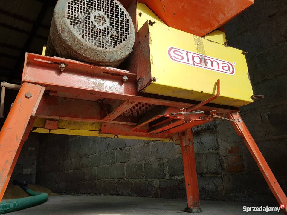 SIPMA ŚrutownikGniotownik do zboża z silnikiem Lubień Kujawski