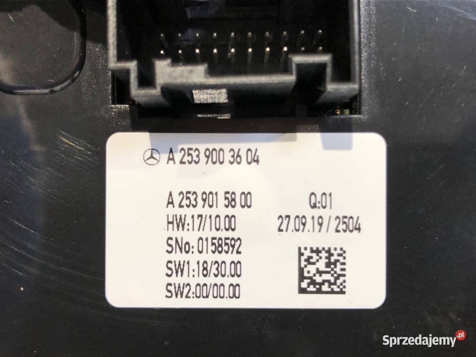 PANEL TOUCHPAD IDRIVE MERCEDES GLC A2539003604 Panele sterowania, przełączniki podkarpackie sprzedam