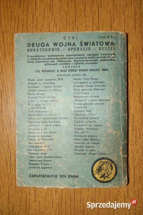 Żółty Tygrys Minerzy podniebnych dróg 1960 Rok wydania 1960 Parczew