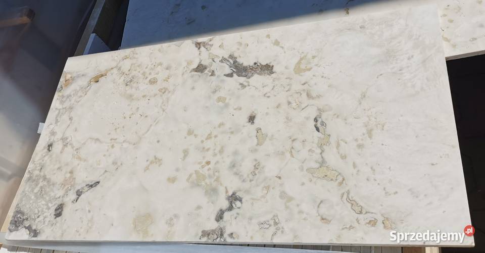 Płytki marmurowe TRAWERTYN BROWN pasy 1 mat podkarpackie Przemyśl