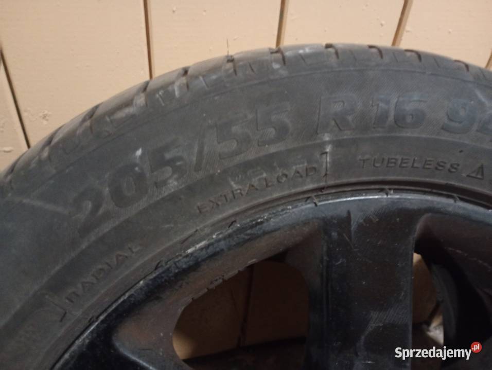 Sprzedam opony letnie z alufelgami 20555 R16 kujawsko-pomorskie Szubin