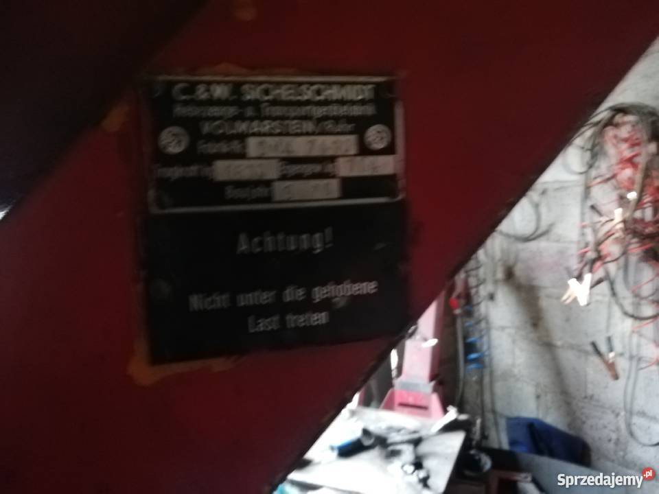 Żuraw elektryczny koń do wyciągania silników wielkopolskie Tuliszków sprzedam