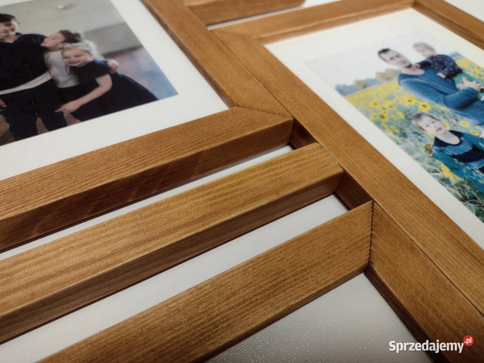 Drewniana Multirama Ramka na 6 zdjęć 15X21 Szczecin sprzedam
