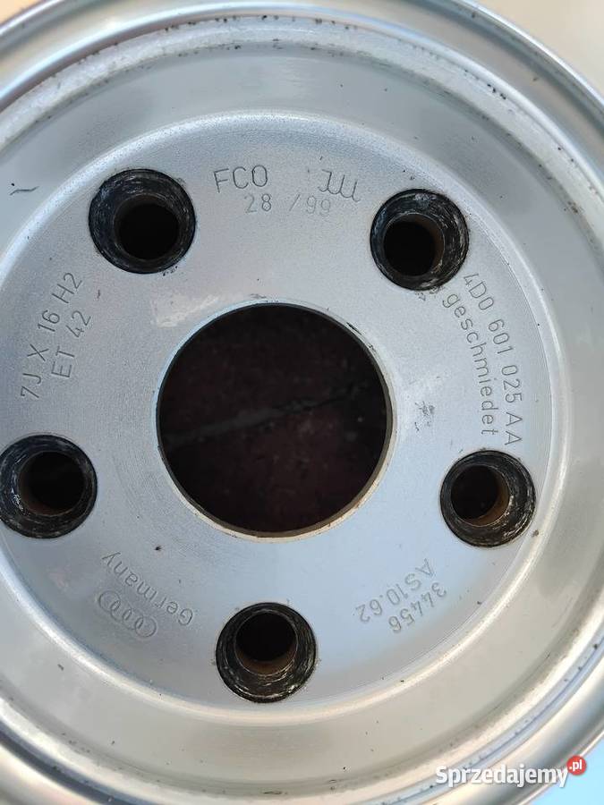 Felgi Audi A8 A6 A4 A3 4D0601025AA winterfelgen Audi OE Ostroróg