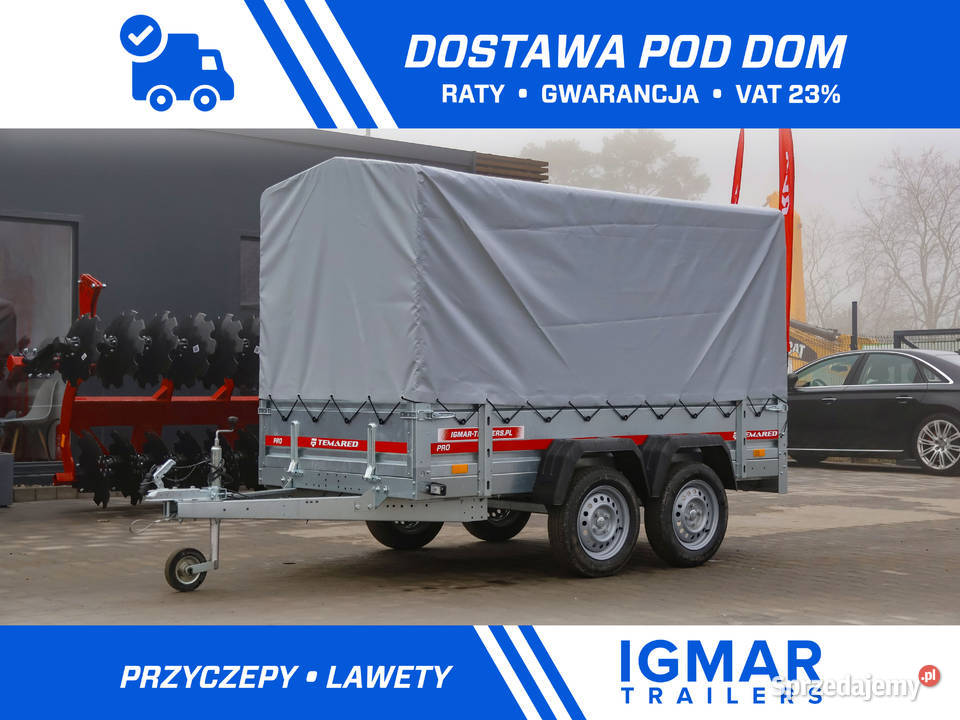 Przyczepka Temared PRO 26122 niehamowana Lublin