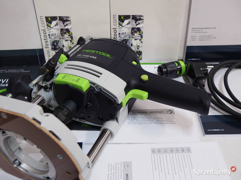 FESTOOL OF 1400 EBQ frezarka tulejka 12mm bez Bobrowiec