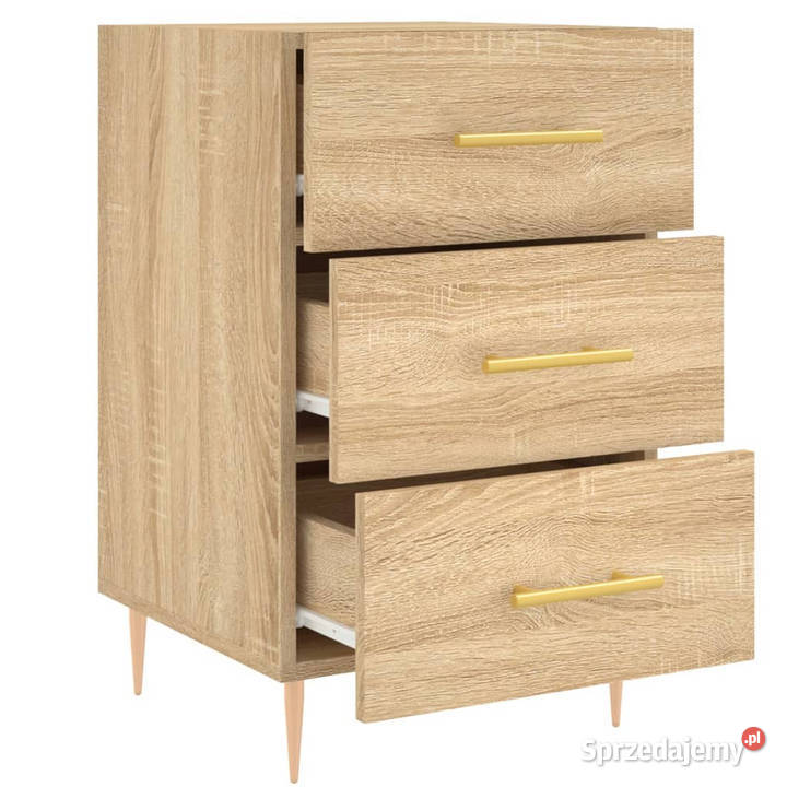 Szafka nocna dąb sonoma 40x40x66 materiał Warszawa
