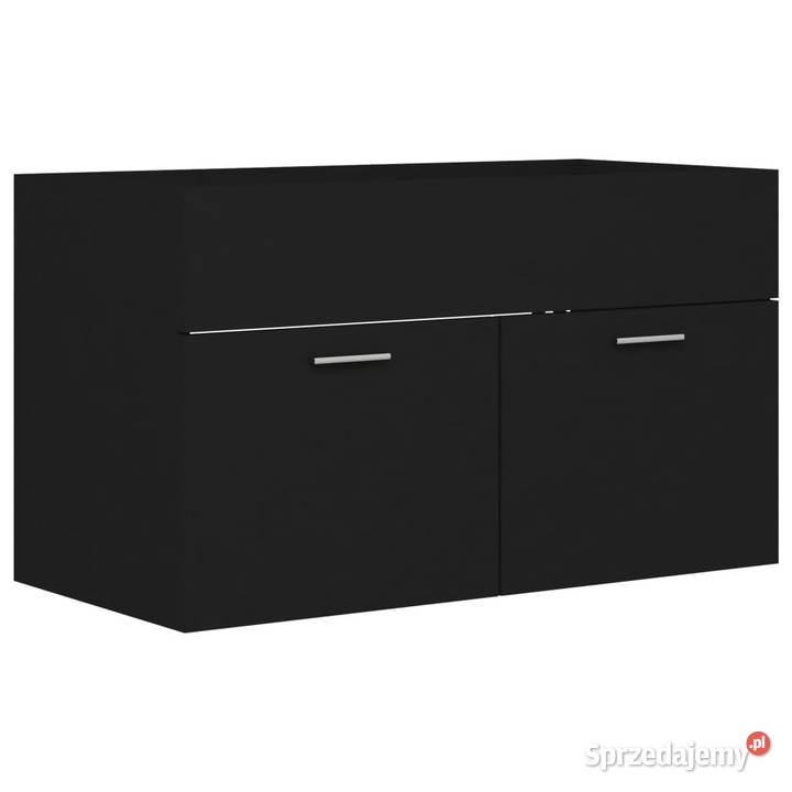 Szafka pod umywalkę czarna 80x385x46 WM804657 Pozostałe mazowieckie Warszawa sprzedam