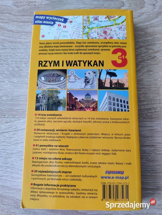 Rzym i Watykan 3w1 przewodnik atlas mapa